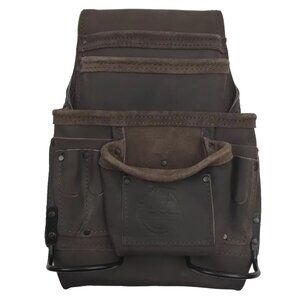 Graintex Professional Tool Nail Pocket Pouch Tanned Brown leather